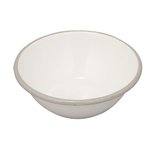 野田琺瑯  ホーローボール 12cm グレー(フチ) BO-12GY