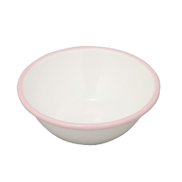 野田琺瑯  ホーローボール 12cm ピンク(フチ) BO-12P