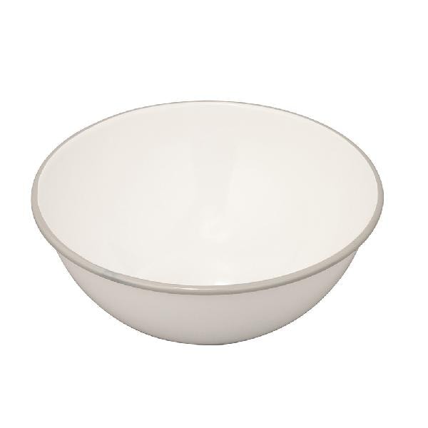 野田琺瑯  ホーローボール 24cm グレー(フチ) BO-24GY