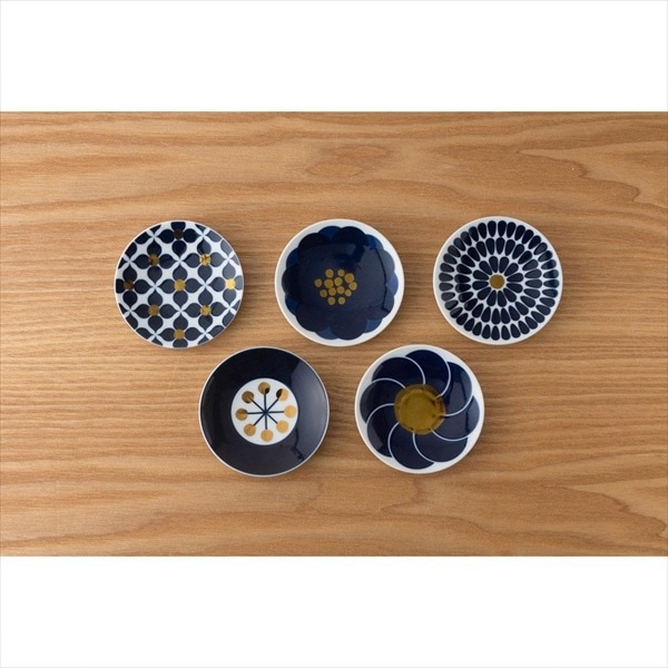 【お取り寄せ】【ロット=17】キハラ KIHARA Botanical 豆皿 5枚セット 14677
