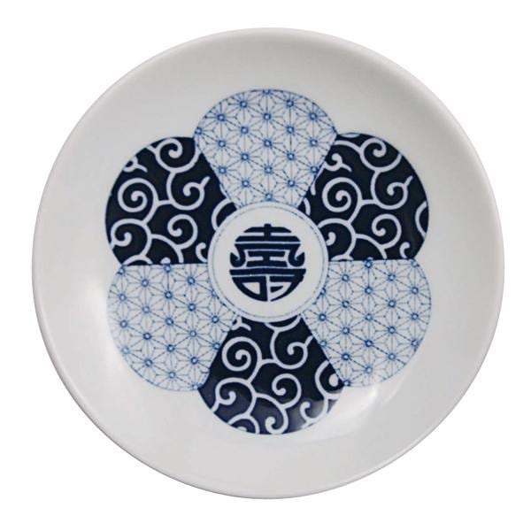 【お取り寄せ】【ロット=115】キハラ KIHARA KOMON 豆皿 寿紋 9774