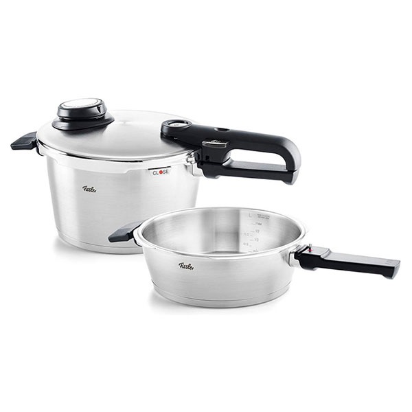 フィスラー Fissler ビタビットプレミアムセット(2.5Lスキレット+4.5L) シルバー 622-412-11-070