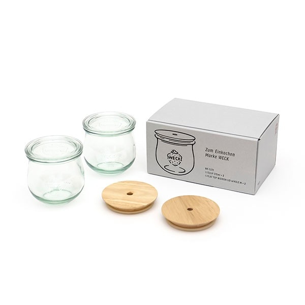 WECK ウェック ギフトボックス ドリンクボトルチューリップ 370ml セット GIFTBOX(DRINK BOTTLE_TULIP370mlSET) WE-S221