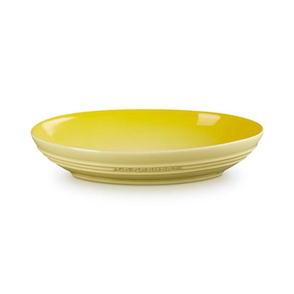 ★サービス品★LE CREUSETオーバル25㎝ディジョンイエロー　ル・クルーゼ ル・クルーゼ LE CREUSET レジェ・オーバル・ディッシュ 23cm フリント