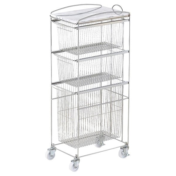 ASPLUND アスプルンド　スリムトローリー　マーブルトップ　スチールラック アスプルンド (ASPLUND) マーブルトップ3Dスリムトローリー 221472