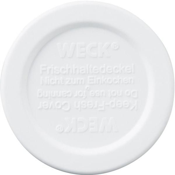 【お取り寄せ】【ロット：5】WECK ウェック プラスチックカバー XS ホワイト WE-026