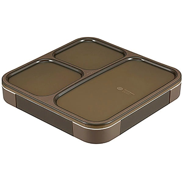 シービージャパン CB JAPAN dsk.pig 薄型弁当箱 抗菌フードマン 800 アッシュブラウン