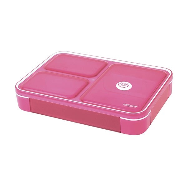 シービージャパン CB JAPAN dsk.pig 薄型弁当箱 フードマン600 クリアベリーピンク