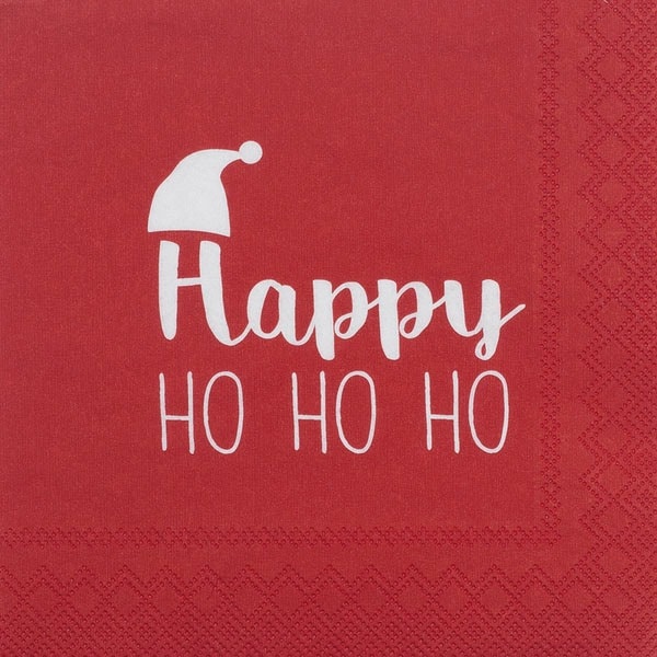 南海通商 レダー rader Cocktail napkin Happy Ho Ho Ho 0136-543