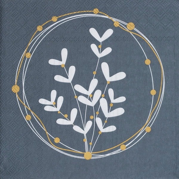 南海通商 レダー rader Napkin mistletoe wreath 0136-541