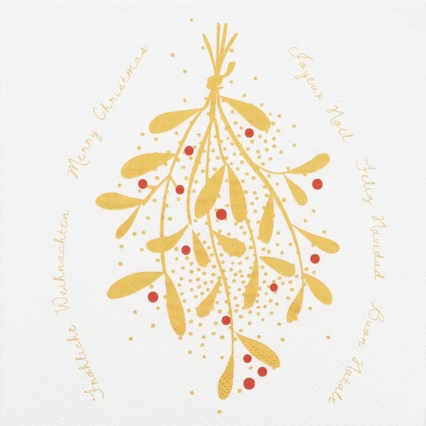 南海通商 レダー rader Napkins. Mistletoe 0136-581