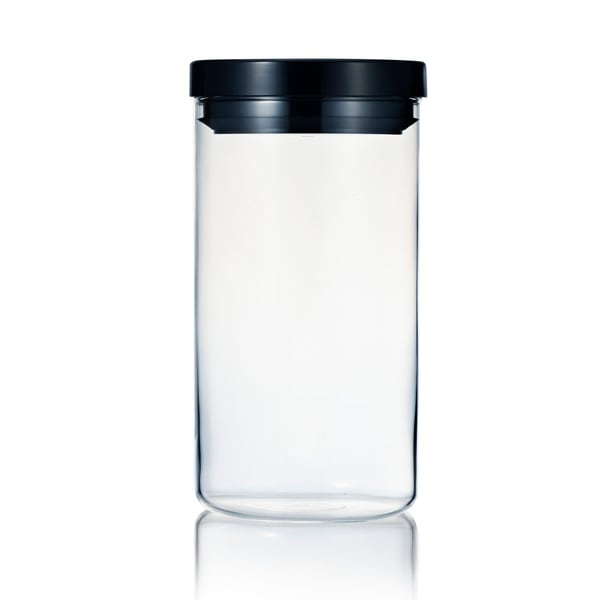 ハリオ HARIO 珈琲キャニスターL ブラック MCNR-300-B