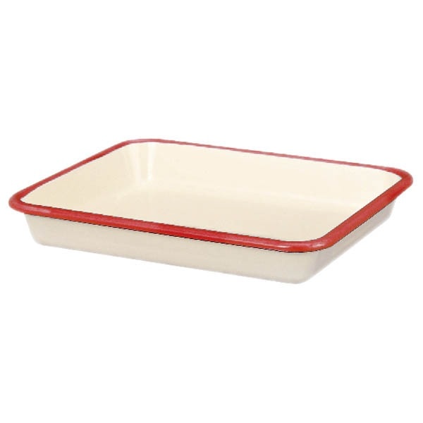 【お取り寄せ】富士ホーロー ビームス ホーローバットM(21取) ニューレッド BM-M･NR