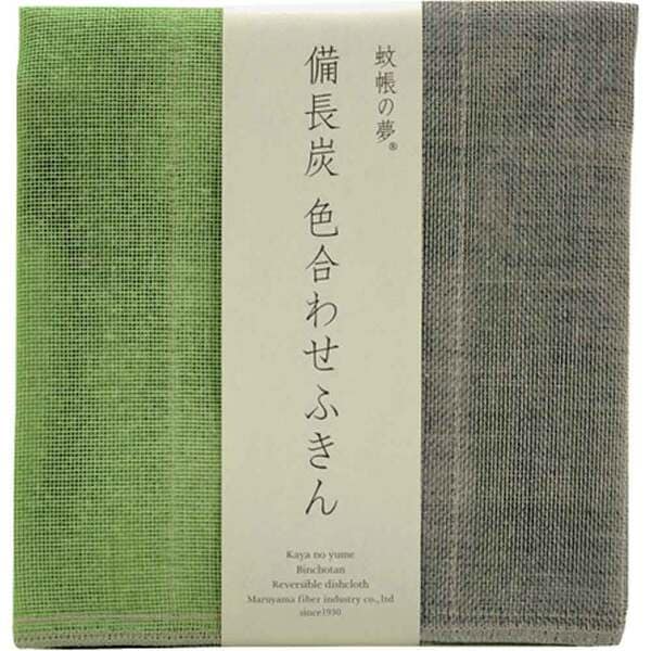 西川 6X8 麻製 御誂蚊帳 青と白ストライプ 掛けふきん（綿） 中川政七商店 | ろばの家