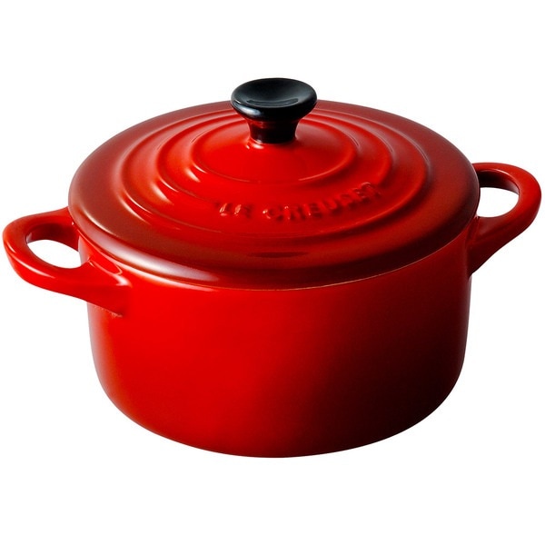 ル・クルーゼ LE CREUSET ミニ・ココット チェリーレッド 61901100600113