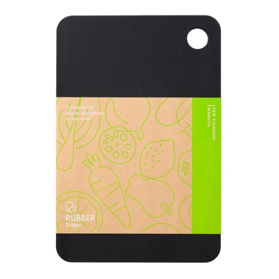 ノボダ noboda RUBBER Rubber カッティングボード M 黒 NBD001