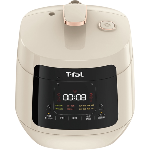 【SALE品】ティファール T-fal  ラクラクッカー ラクラ・クッカープラス コンパクト電気圧力鍋 アイボリー* アイボリー CY353AJP