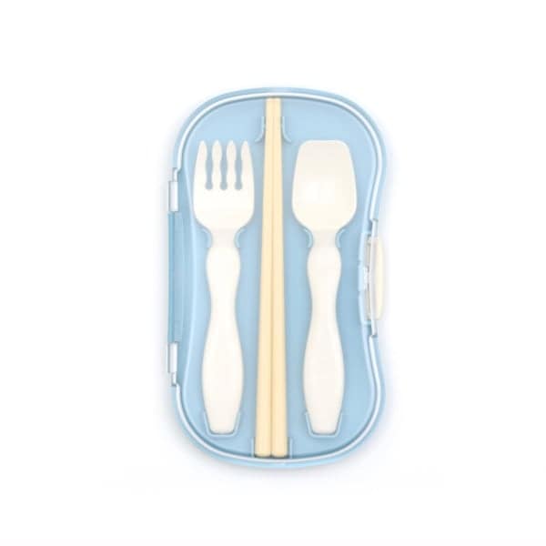 三好製作所 mii トリオカトラリーセット ブルー 2101-0005 202403C