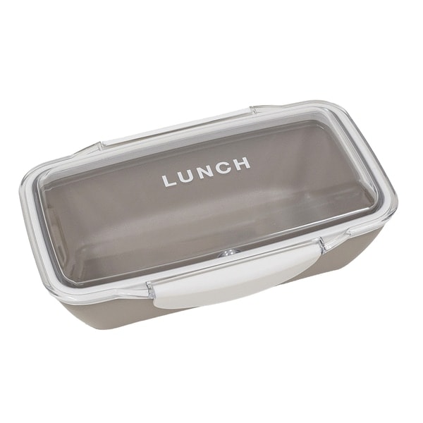 イエロースタジオ YELLOW STUDIO 24time for LUNCH ドーム1段ランチボックス500ml グレー 73614 202403C