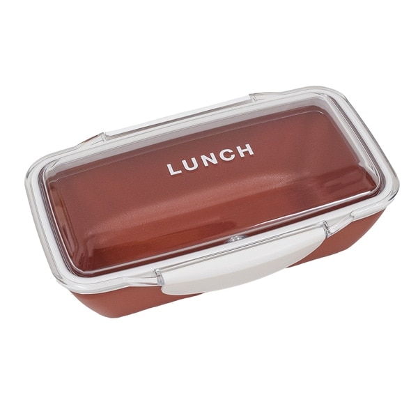 イエロースタジオ YELLOW STUDIO 24time for LUNCH ドーム1段ランチボックス500ml レッド 73611 202403C