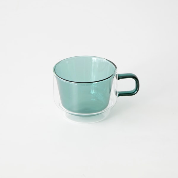 サンロクゴメソッド 365methods ダブルウォール カラーマグカップ グリーン HCDM-240-G
