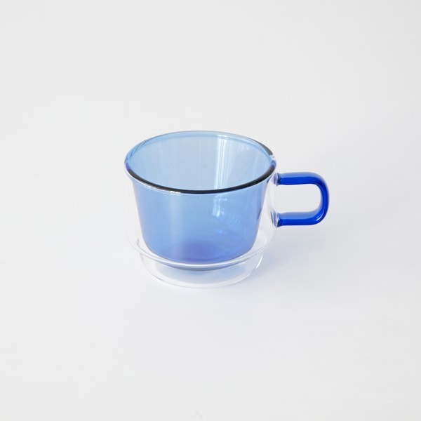 サンロクゴメソッド 365methods ダブルウォール カラーマグカップ ブルー HCDM-240-LB