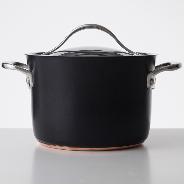マイヤー MEYER アナロン ヌーヴェルカッパー ルクス 両手鍋20cm ブラック AC3-W20