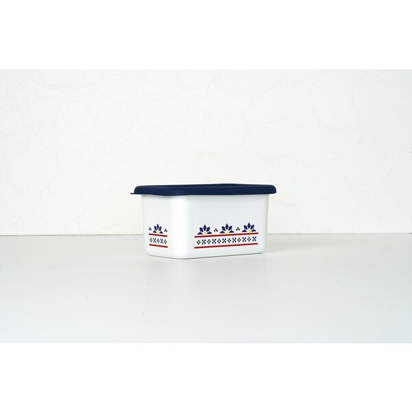 【お取り寄せ】富士ホーロー ミーサ 深型角容器S ネイビー MY-DS.N