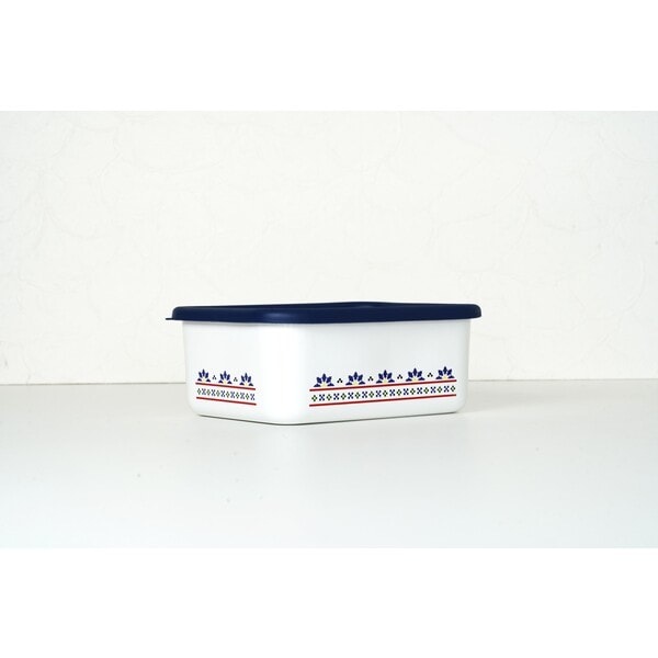 【お取り寄せ】富士ホーロー ミーサ 深型角容器L ネイビー MY-DL.N