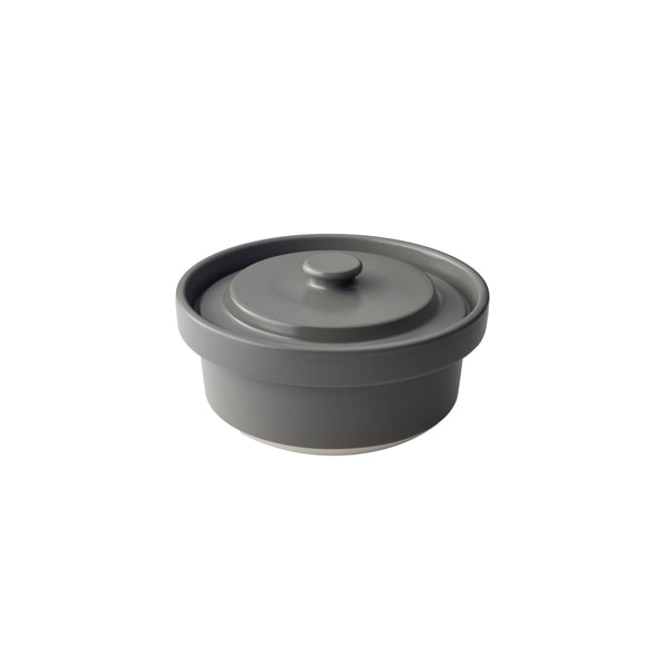ペタリ PETARI シャローポット Shallow Pot 24cm Mud Stone