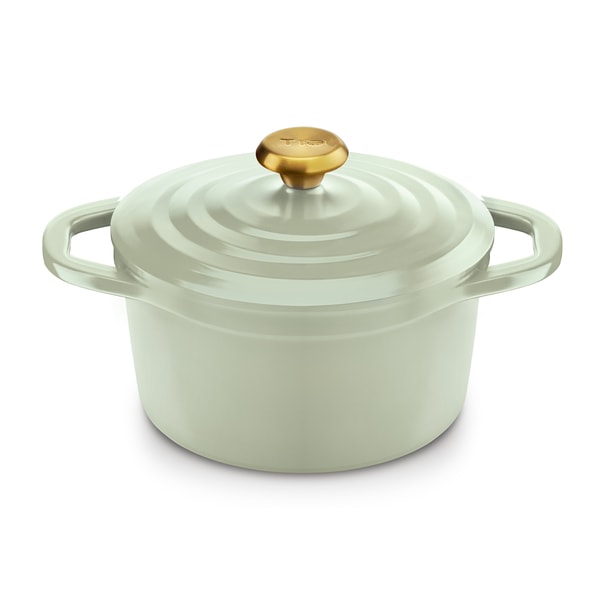 ティファール T-fal キャストライン エアココット IHココット鍋20cm セージグリーン E26744