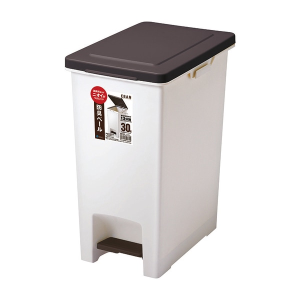 【お取り寄せ】【ロット＝16】アスベル ASVEL エバン R防臭エバン ペダルペール30L ブラウン A6415