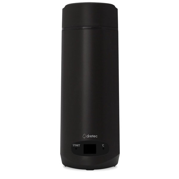 【お取り寄せ】【ロット=24】ドリテック dretec 沸かせる温調ボトル　ブラック PO-166BK