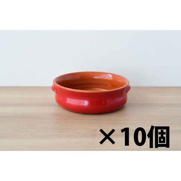 【スペシャルプライス】【10個セット品】デ シルバ DE SILVA ラウンドキャセロール 17 cm レッド 440T15CX3