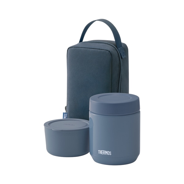 サーモス THERMOS 真空断熱スープランチセット 0.3L インディゴブルー JEE-550 IBL