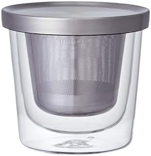 【お取り寄せ】【ロット=24】キントー KINTO LEAVES TO TEA LT カップ ストレーナー付 260ml 21240