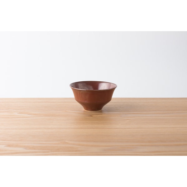 【お取り寄せ】【ロット=40】キハラ KIHARA ほっこりポッタリー めし鉢 柿赤 9017