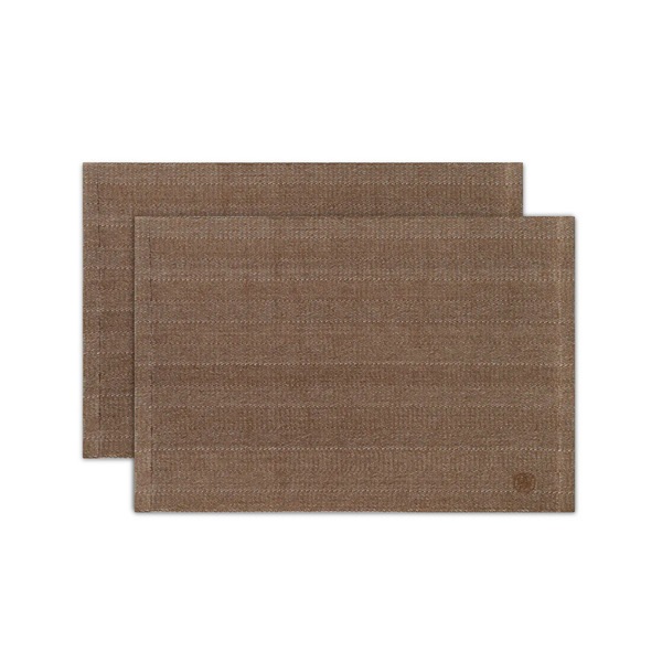 ジョージ ジェンセン ダマスク GEORG JENSEN DAMASK HERRINGBONE PLACEMAT 2pcs Walnut 10763_01AW22