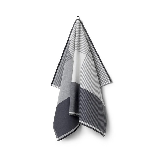 ジョージ ジェンセン ダマスク GEORG JENSEN DAMASK BECKER 63 ティータオル TEA TOWEL flint Grey 10011_TW4087