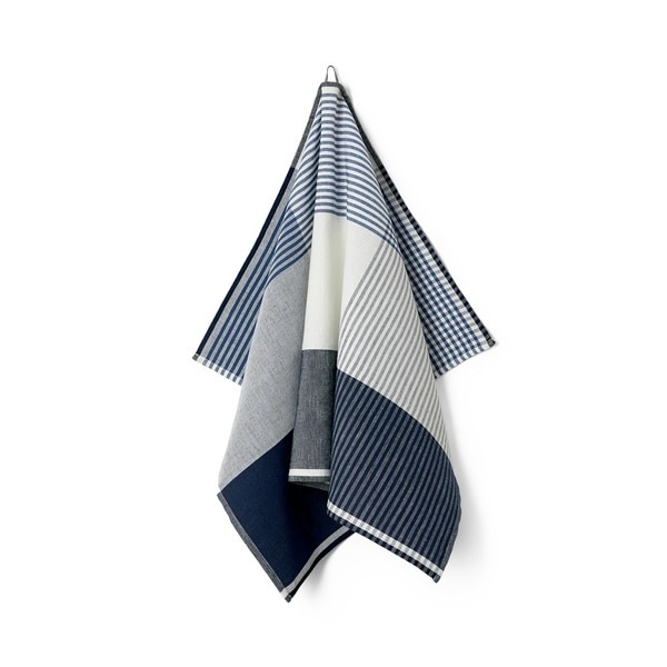 ジョージ ジェンセン ダマスク GEORG JENSEN DAMASK BECKER 63 ティータオル TEA TOWEL Dark Blue 10011_29SS22