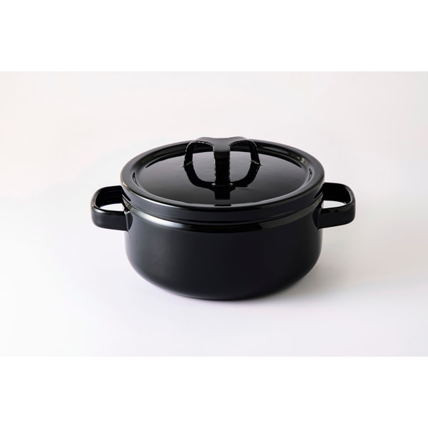お取り寄せ】富士ホーロー 匠 20cm両手鍋 鉄黒 TKM-20W.BK | 卸・問屋