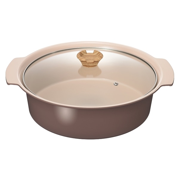 和平フレイズ アルモンデ ＩＨ対応卓上鍋30cm ブラウン RB-3310