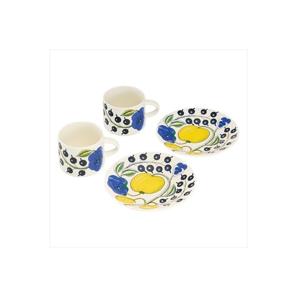 【お取り寄せ】アラビア ARABIA パラティッシ ティーカップ&ソーサー ペア 1065777