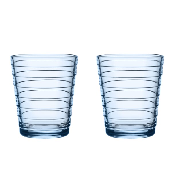 【お取り寄せ】【ロット＝18】イッタラ iittala アイノ・アアルト タンブラー ペア アクア 1026149