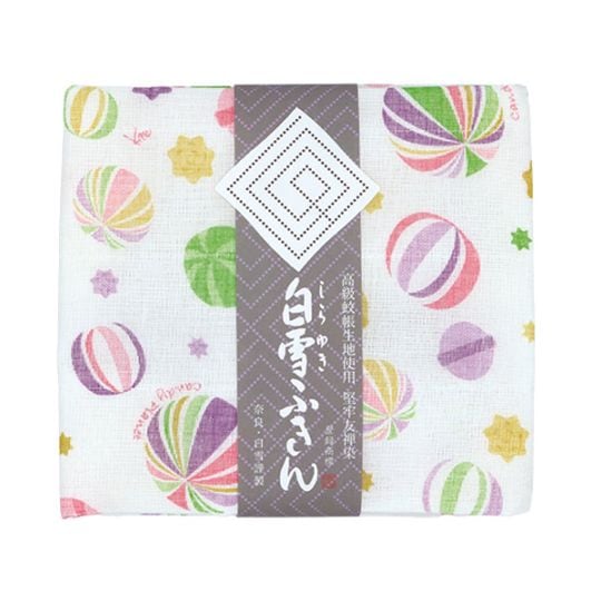 白雪ふきん 白雪友禅ふきん キャンディP ピンク 2151