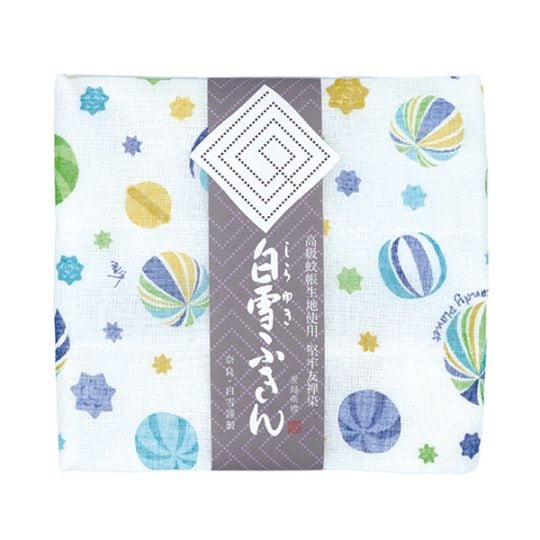 白雪ふきん 白雪友禅ふきん キャンディP ブルー 2152