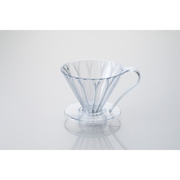 【お取り寄せ】【ロット＝48】三洋産業 カフェック CAFEC トライタンフラワードリッパー2-4杯用 クリア TFD-4