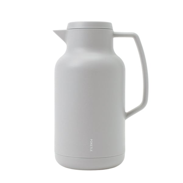 【お取り寄せ】【ロット＝20】ポケトル POKETLE ビードロ まほうびん 1000 グレー DWAHHT01-GY