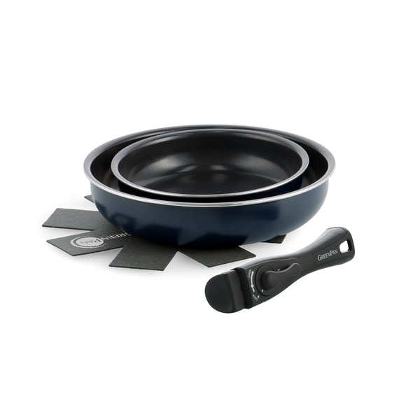 グリーンパン GREENPAN クリックシェフ セット4 オックスフォードブルー CC009788-104