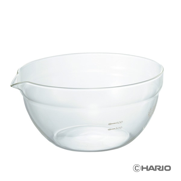 ハリオ HARIO ヴォーノキッチン 耐熱ガラス製片口ボウル400 透明 KB-40-T
